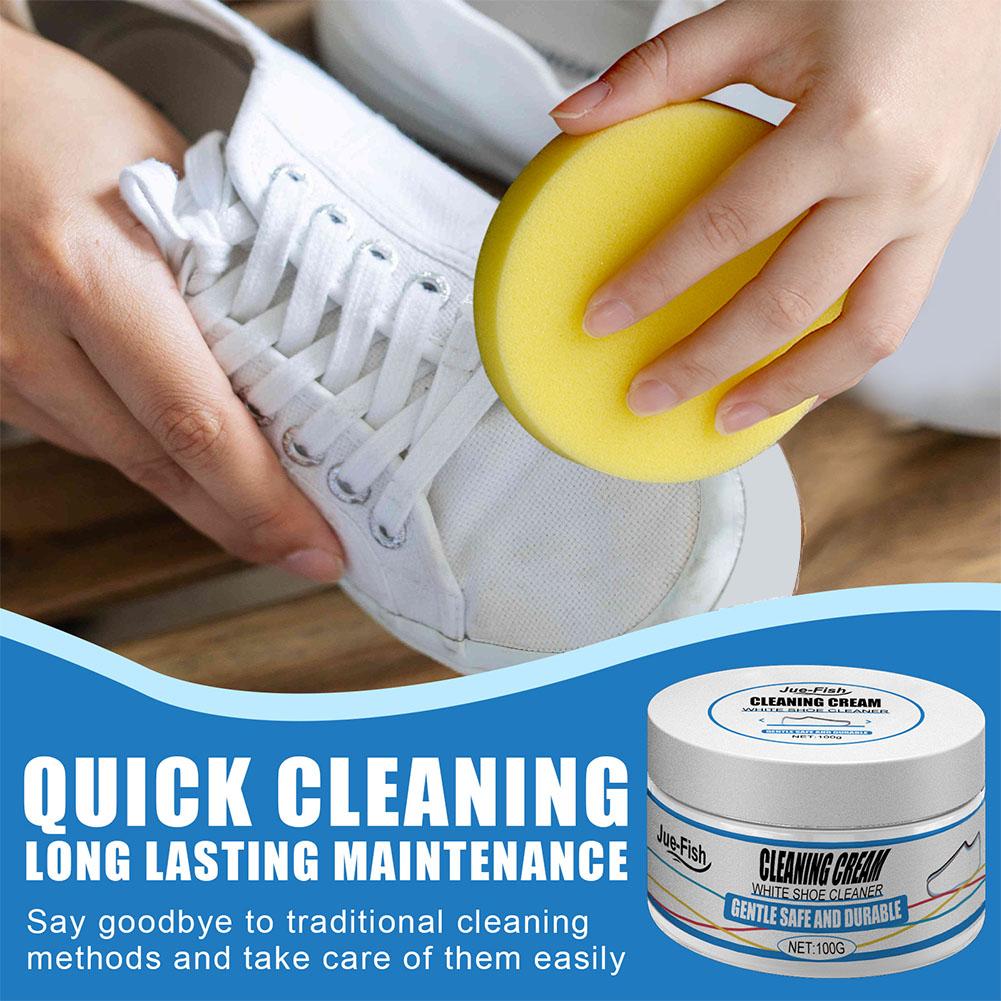 كريم تنظيف الأحذية البيضاء مزي - مراجعة Sneaker Care Cleaning Kit وسعره