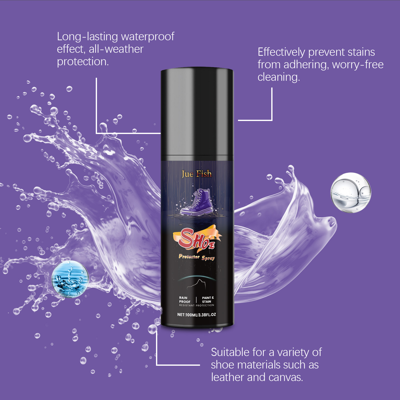 بخاخ حماية للأحذية 100 مل، ينظ - مراجعة Sneaker Care Cleaning Kit وسعره