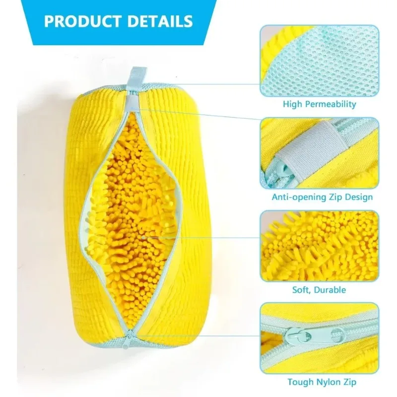 أكياس تنظيف أحذية متينة وقابلة - مراجعة Sneaker Care Cleaning Kit وسعره