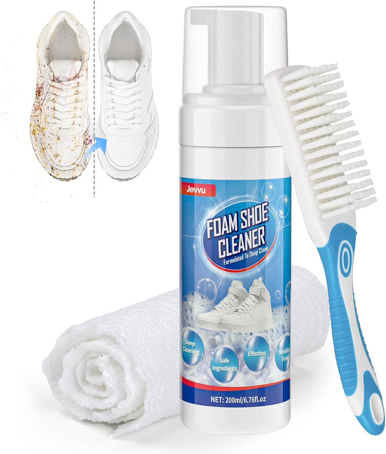 رغوة تنظيف الأحذية لإزالة البق - مراجعة Sneaker Cleaning Kit وسعره