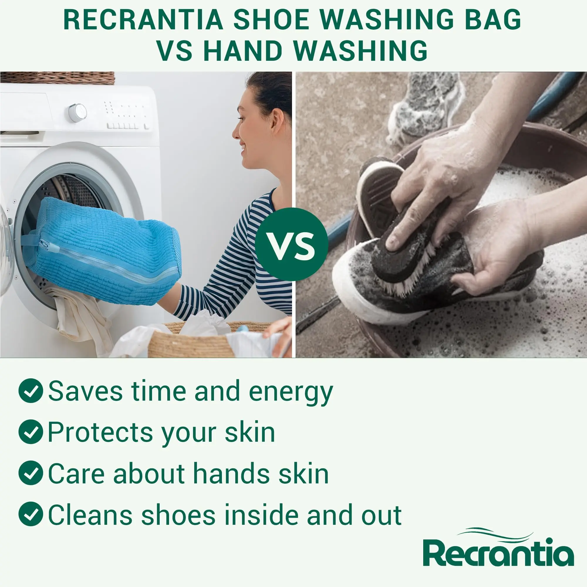 1/2/3 قطع أكياس غسيل أحذية قاب - مراجعة Sneaker Care Cleaning Kit وسعره