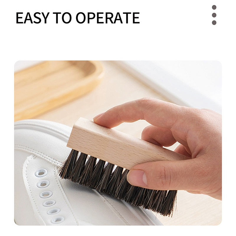 فرشاة أحذية بمقبض خشبي ، مفيدة - مراجعة Sneaker Care Cleaning Kit وسعره